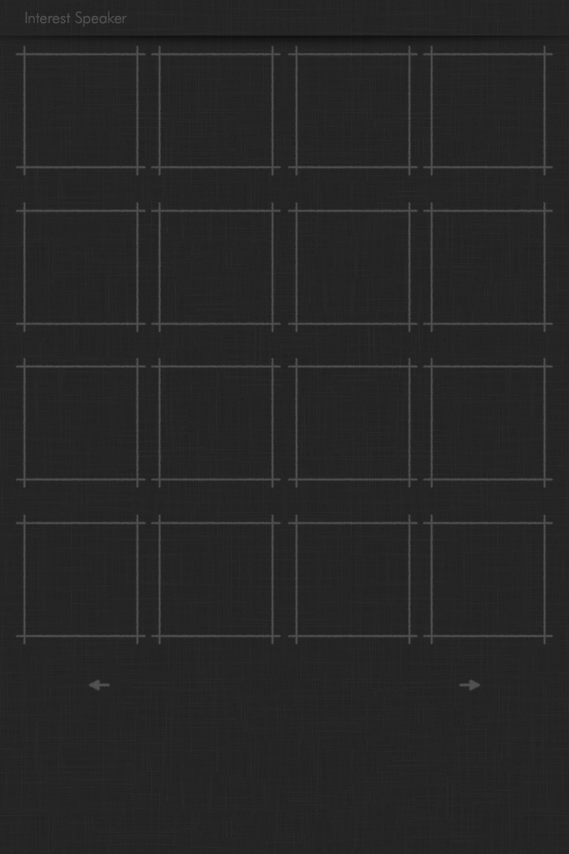 シンプルでかっこいい Iphone 4 4s ホーム画面用壁紙 配布 Interest Speaker