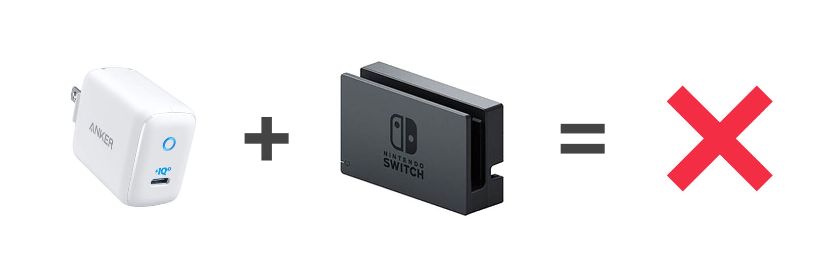 Anker PowerPort III mini + Nintendo Switch ドックではテレビモードで遊ぶことはできなかった