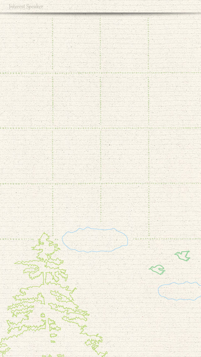 fancy01-bird iPhone 5 ホーム画面用壁紙