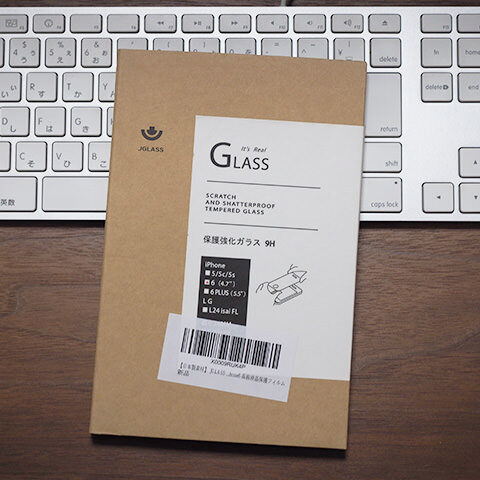 JGLASS iPhone6 強化ガラス 液晶保護フィルム 9H級 0.26mm