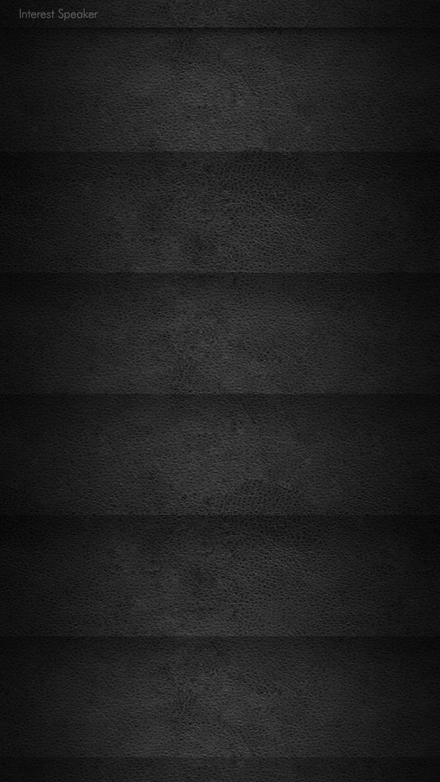 leather01-black iPhone 5 ホーム画面用壁紙
